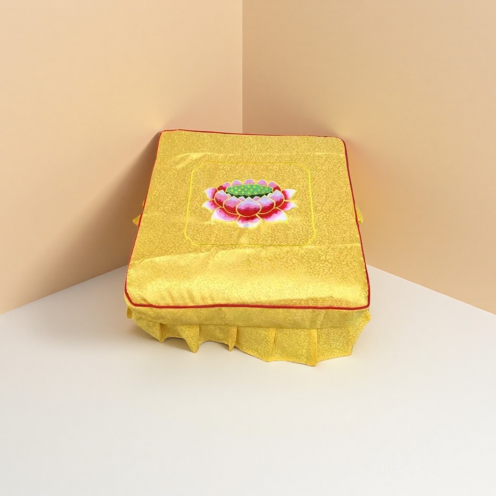 Yellow lotus honeycomb mesh sponge chair cushion, buttock cushion, chair cushion