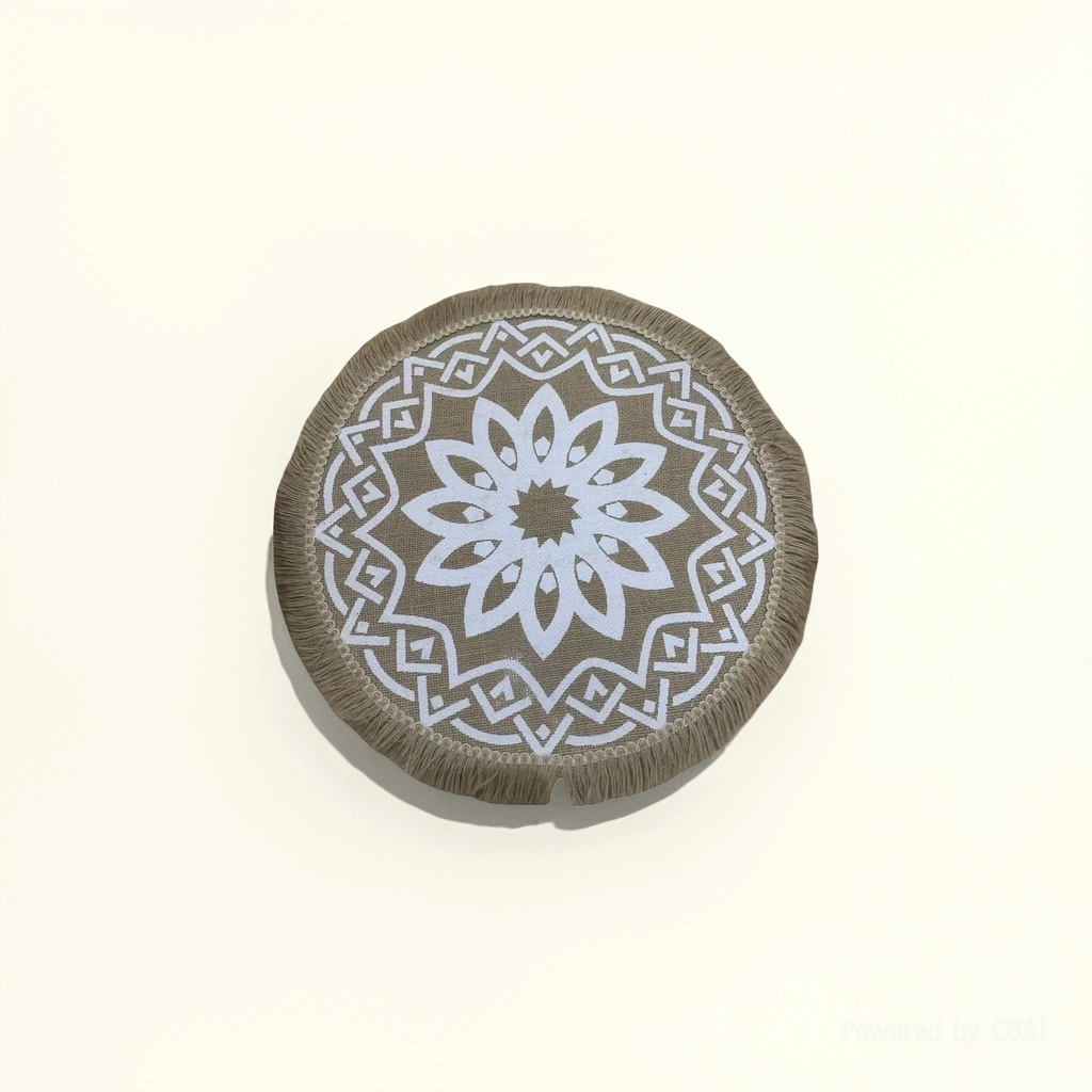Round carpet, anti-slip velvet surface for round mattresses, decorative carpet for living rooms and bedrooms