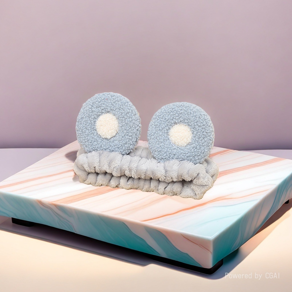Plush large intestine hair band, hair accessory, square towel set and decoration 095528373 Specification image
