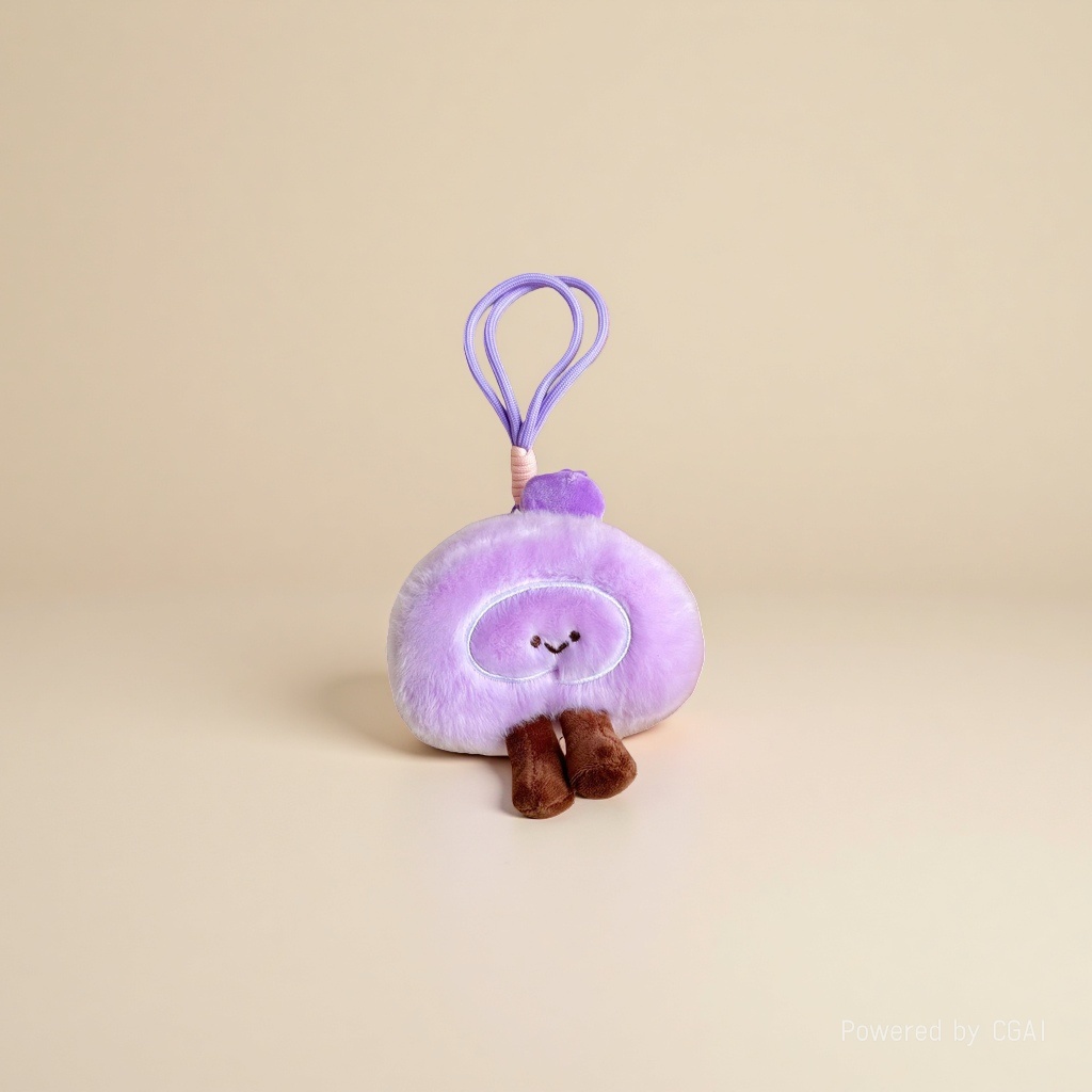 Table companions, fruit and vegetable plush pendants, watermelon and pineapple, palm treasure toys, creative cartoon keychains Application Scenario