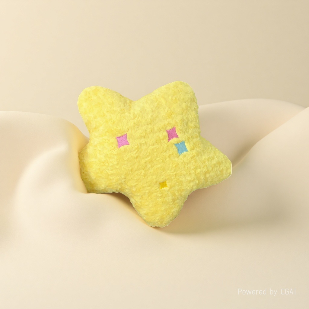 Cute plush toys, star and moon cushions, girls' room decoration sofa, plush toys, cushions, sleeping pillows Specification image