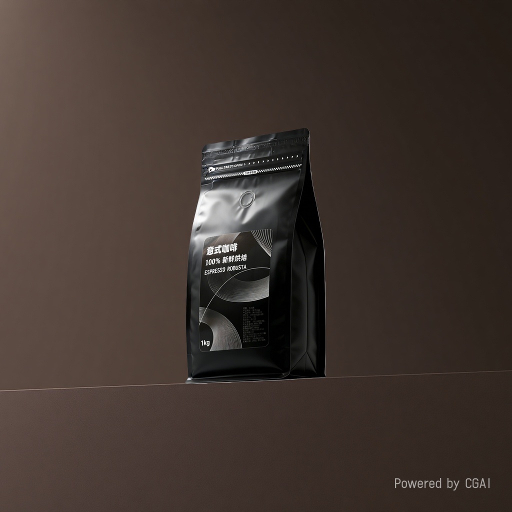 Italian blend Yunnan coffee beans, commercial wholesale, special for coffee shops and hotels, deep-roasted, freshly ground coffee powder details Picture