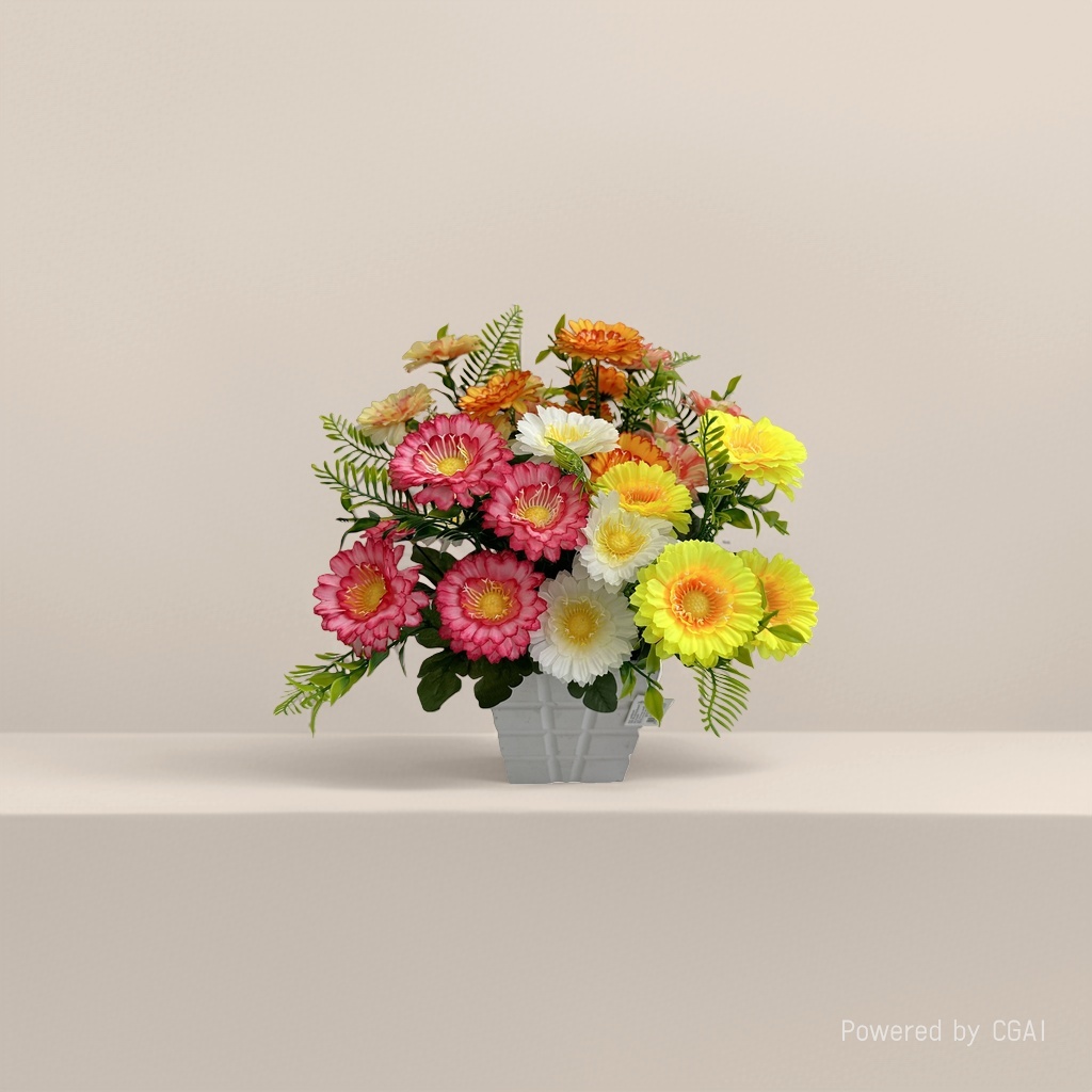 Monet's Garden features artificial plastic flowers, man-made flowers and handcrafted flowers Application Scenario