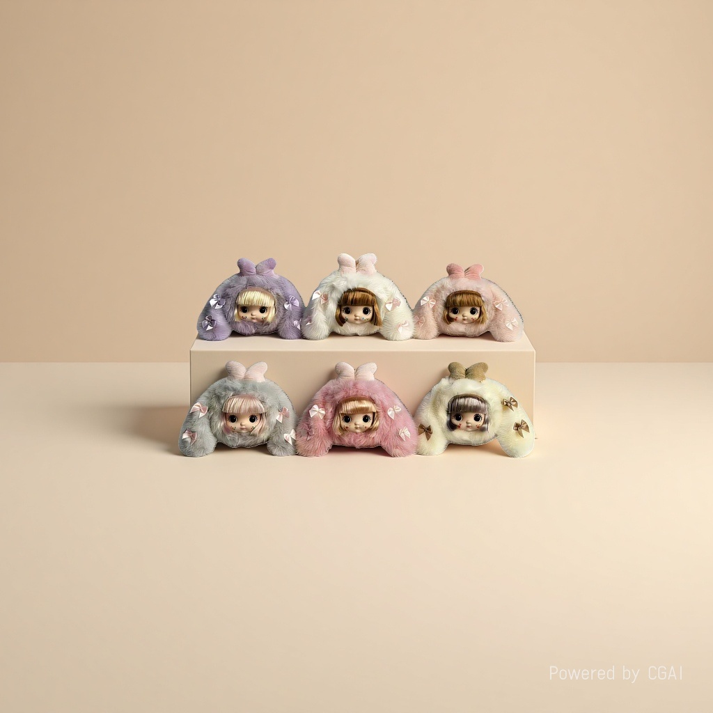 Influenzer explosivo estilo suave peluche conejo orejas largas bolsa colgante adolescente corazón explosivo cute muñeca pequeño colgante al por mayor Application Scenario