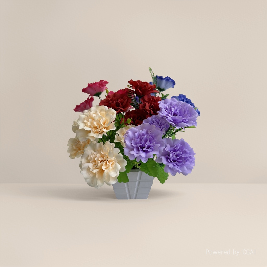 塑料花实物图