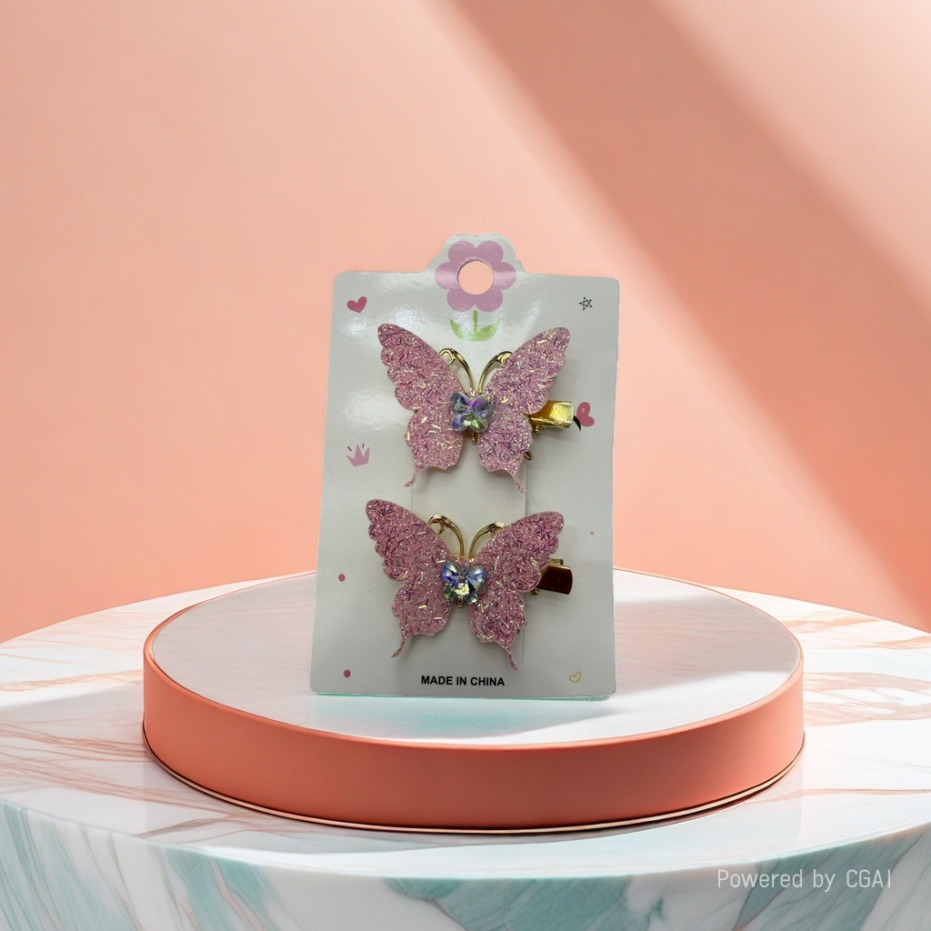Butterfly acetic acid gripper Shark clip Hair clip 180g Specification image