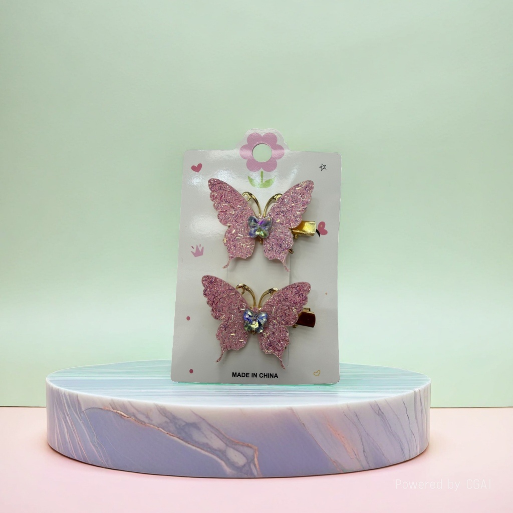 Butterfly acetic acid gripper Shark clip Hair clip 180g details Picture