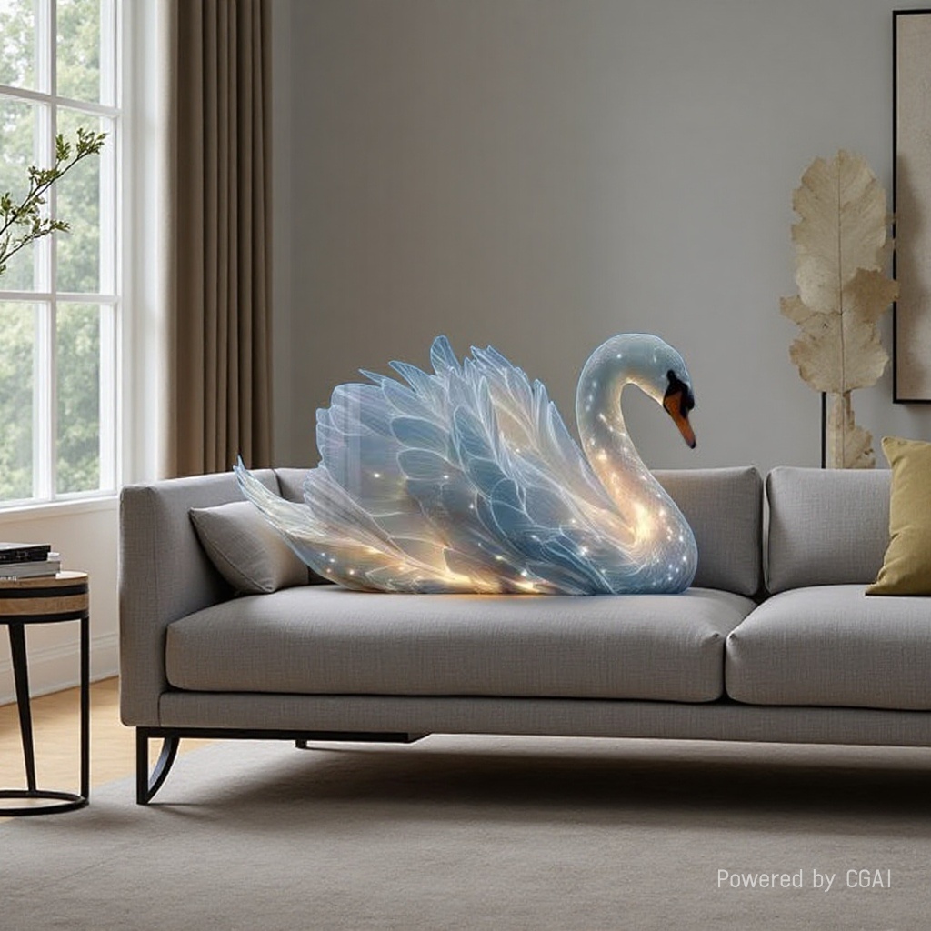 Amazon's best-selling diamond painting swan aesthetic landscape, diamond embroidery cross-stitch set, export painting Application Scenario