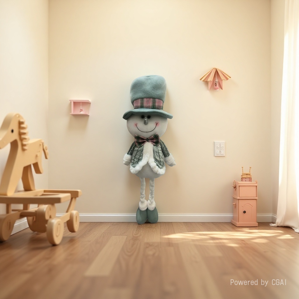 Christmas snowman figurine, extendable standing doll, Christmas decoration Specification image