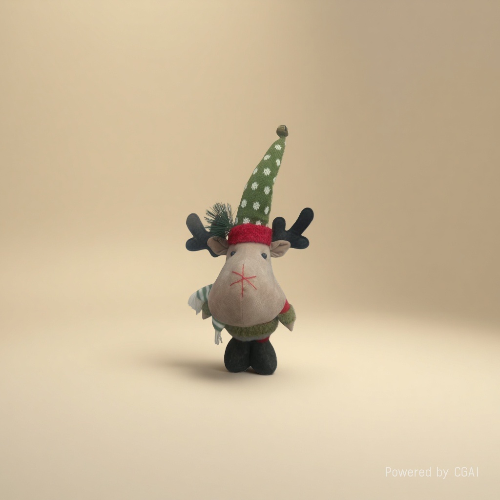 Christmas reindeer standing doll Christmas souvenir doll Application Scenario