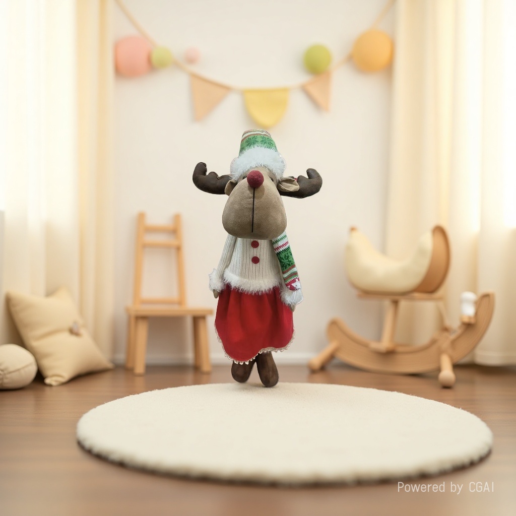 Christmas reindeer decorative dolls, Christmas decorative dolls, Christmas souvenirs details Picture