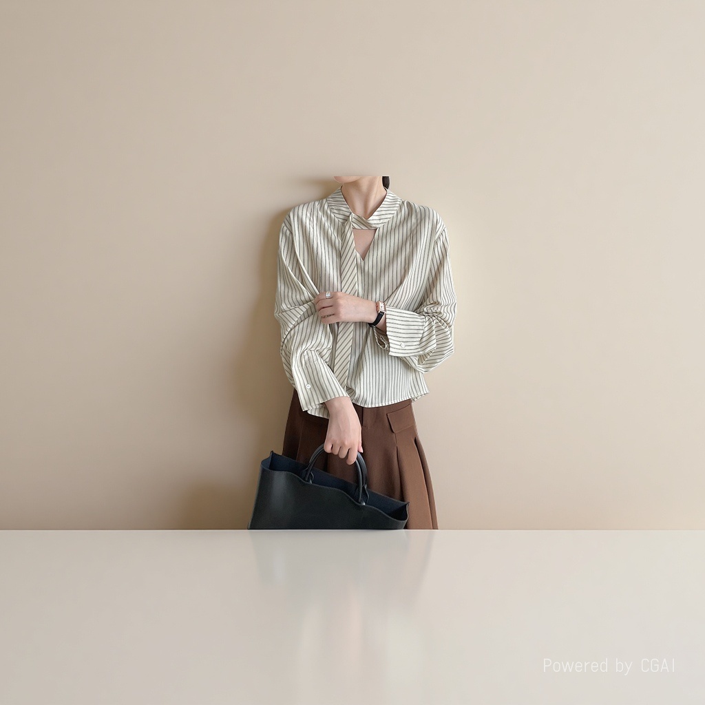 女式衬衫实物图