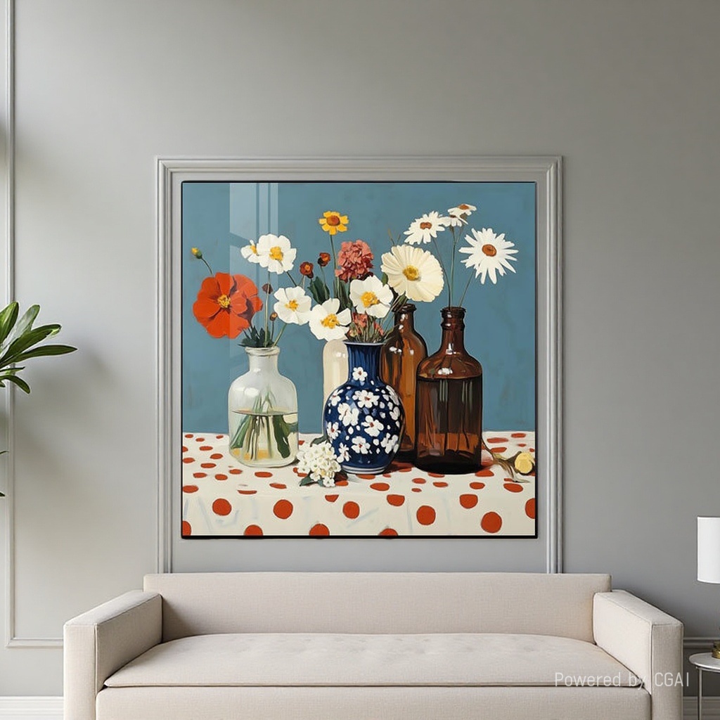 Modern fabric violin decorative painting, mural hanging painting, diamond electricity meter box decorative painting Application Scenario