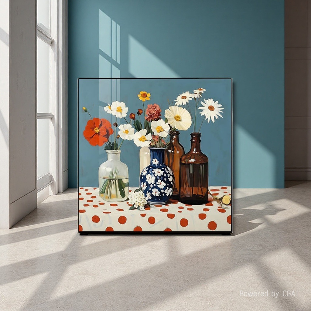 Modern fabric violin decorative painting, mural hanging painting, diamond electricity meter box decorative painting