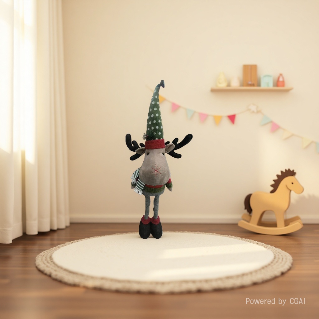 Christmas decorative dolls, plush toys, ornaments, standing postures, extendable Specification image