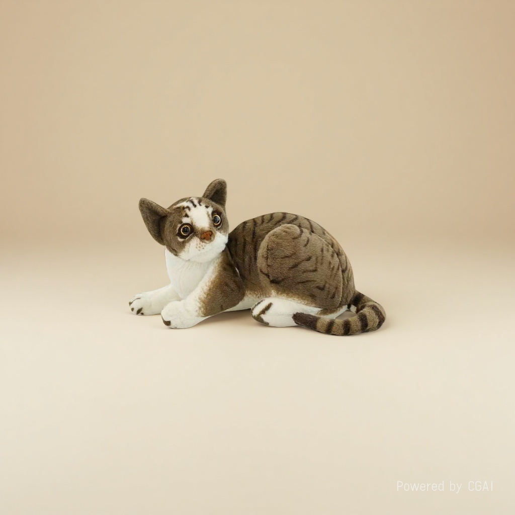 仿真小猫咪公仔橘猫大橘布娃娃批发毛绒玩具生日礼物儿童玩偶