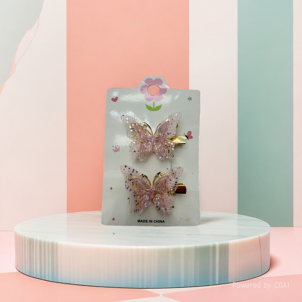 Acetic acid butterfly Shark Hairpin, fashionable bow hairpin, large anti-slip bun clip 104556862