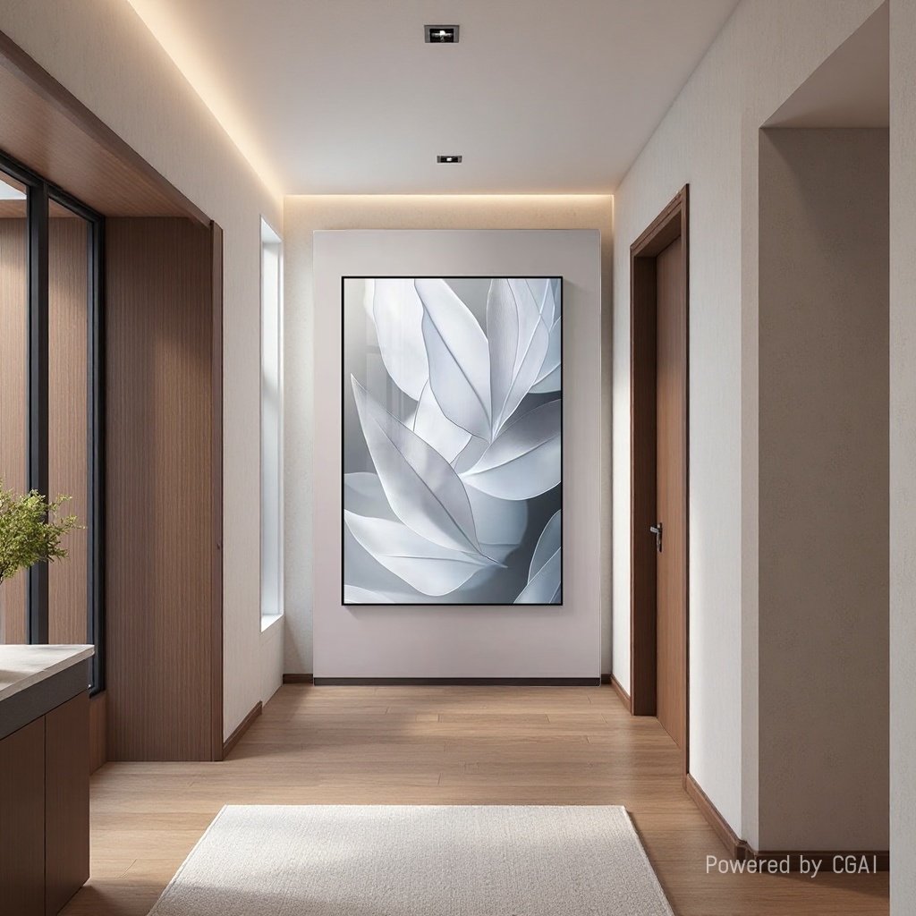 Modern floral fabric violin decorative painting, mural hanging painting, diamond electricity meter box decorative painting 105341723 details Picture