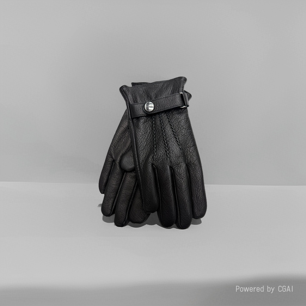 New touch screen saver guantes de cuero negro cálido invierno para hombres y mujeres ciclismo a prueba de frío más grueso más fleece guantes wholesale Specification image