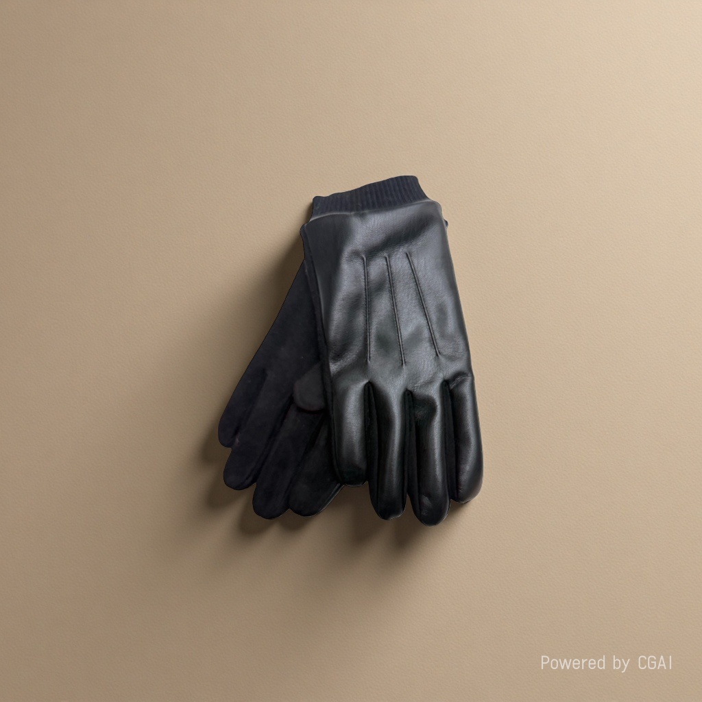 New touch screen saver guantes de cuero de PU cálido invierno para hombres y mujeres ciclismo a prueba de frío engrosado con fleece guantes guantes calientes wholesale Specification image