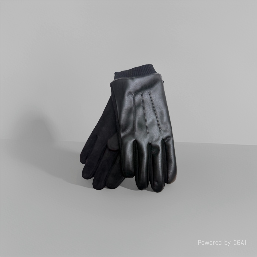 New touch screen saver guantes de cuero de PU cálido invierno para hombres y mujeres ciclismo a prueba de frío engrosado con fleece guantes guantes calientes wholesale details Picture