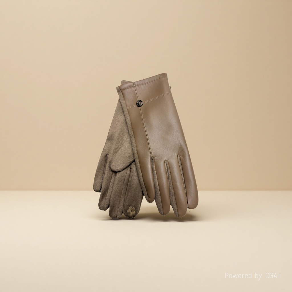 New touch screen saver guantes de cuero de PU cálido invierno para hombres y mujeres ciclismo a prueba de frío más grueso y más fleece guantes al por mayor guantes calientes Specification image