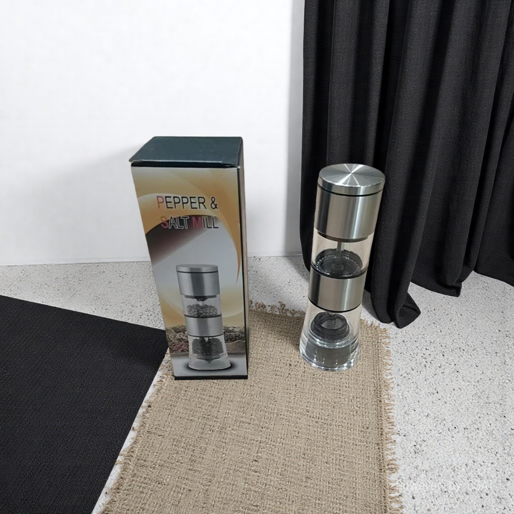食物调味研磨器带漏勺设计 便捷研磨厨房小工具研磨漏勺6.5*20CM