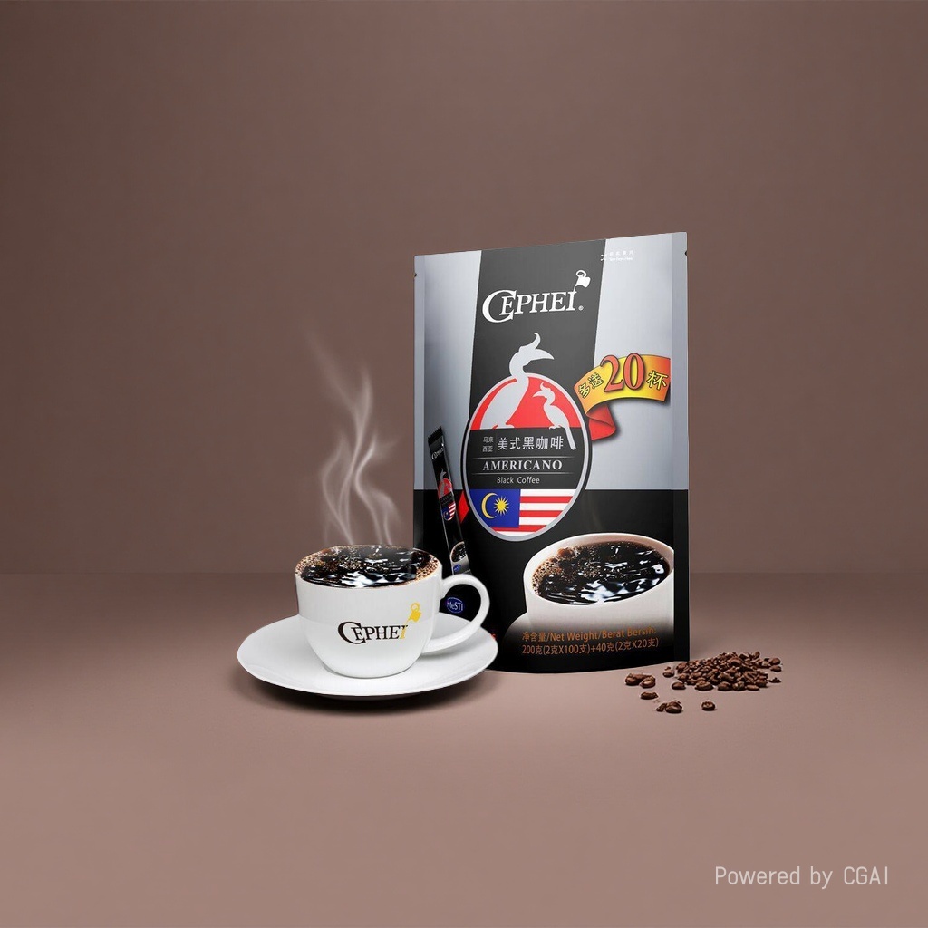 Malaysian imported Dubaite coffee 400g (20g *20 packs) White coffee Black coffee Black and white coffee 171015490 Application Scenario