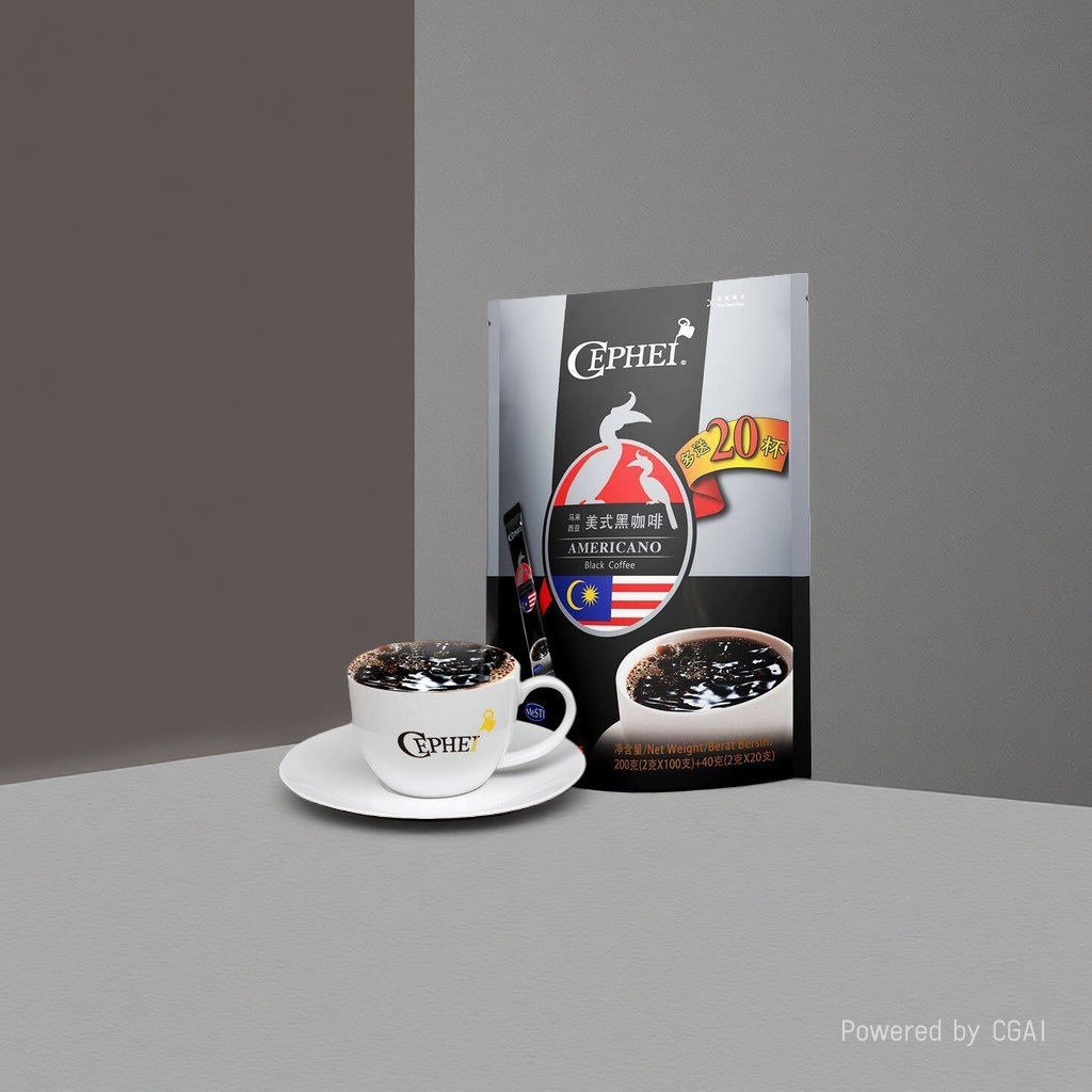 Malaysian imported Dubaite coffee 400g (20g *20 packs) White coffee Black coffee Black and white coffee 171015490 details Picture