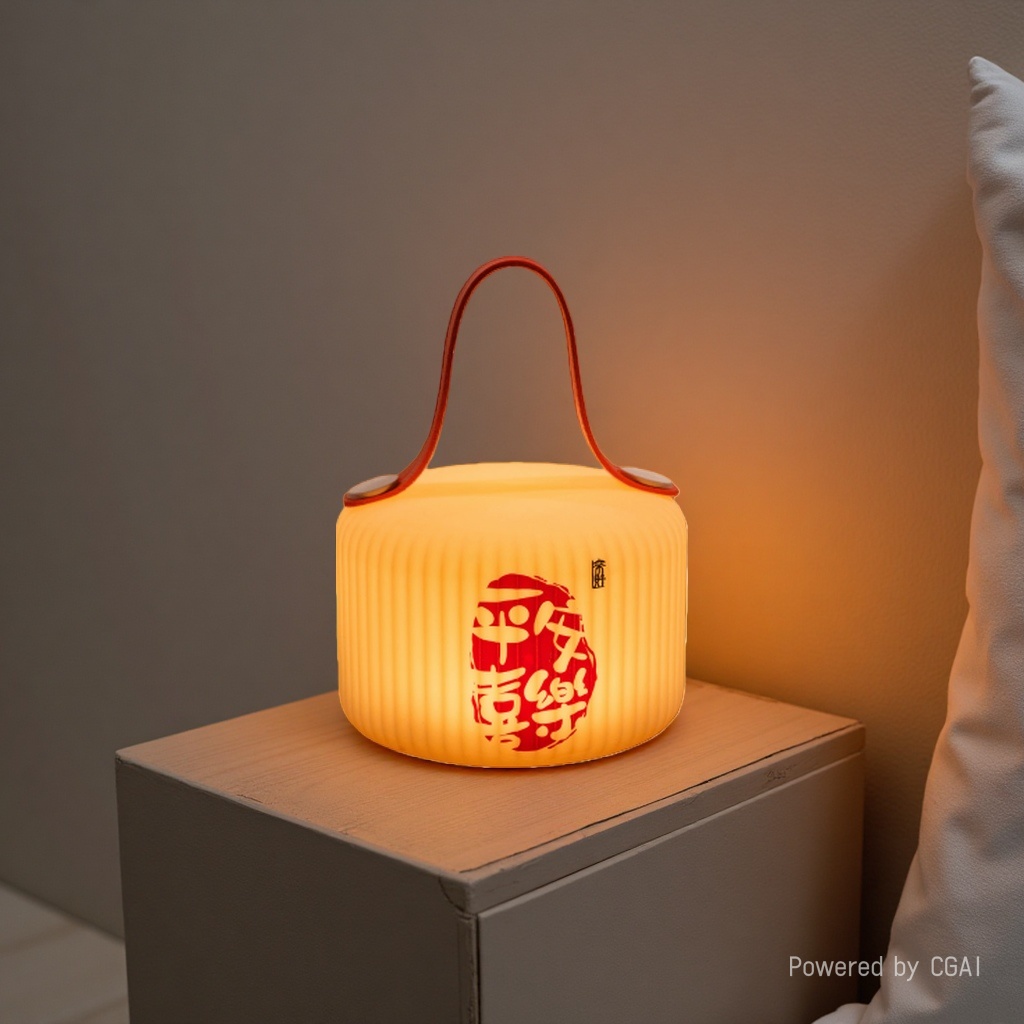 Lantern lamp, home table lamp, garden villa, hotel creation lamp, soft silicone, pat sensing details Picture