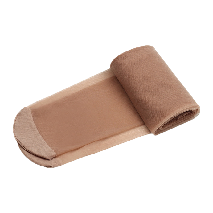 Coffee-colored children's open-crotch stockings for girls, spring and autumn girls, tower style, sexy thin style Item Picture