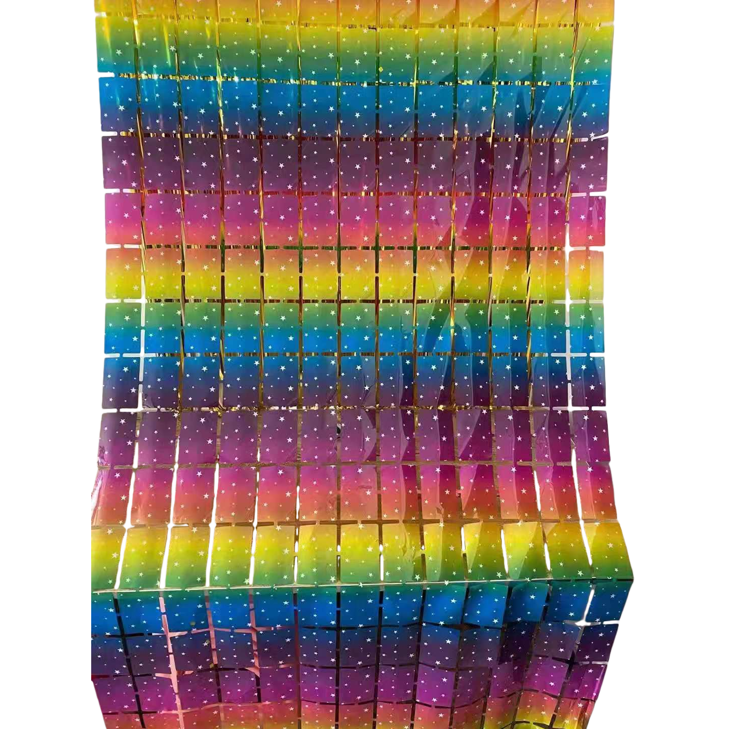1X2M ² silk gradient color star-printed door curtain Christmas festival party decoration door curtain Item Picture