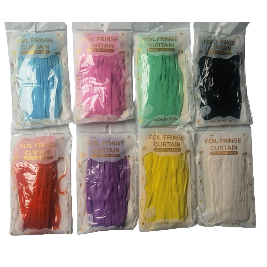 1X2-meter 1.6-thread macaron door curtain scene arrangement party decoration colorful stripe latte art Item Picture