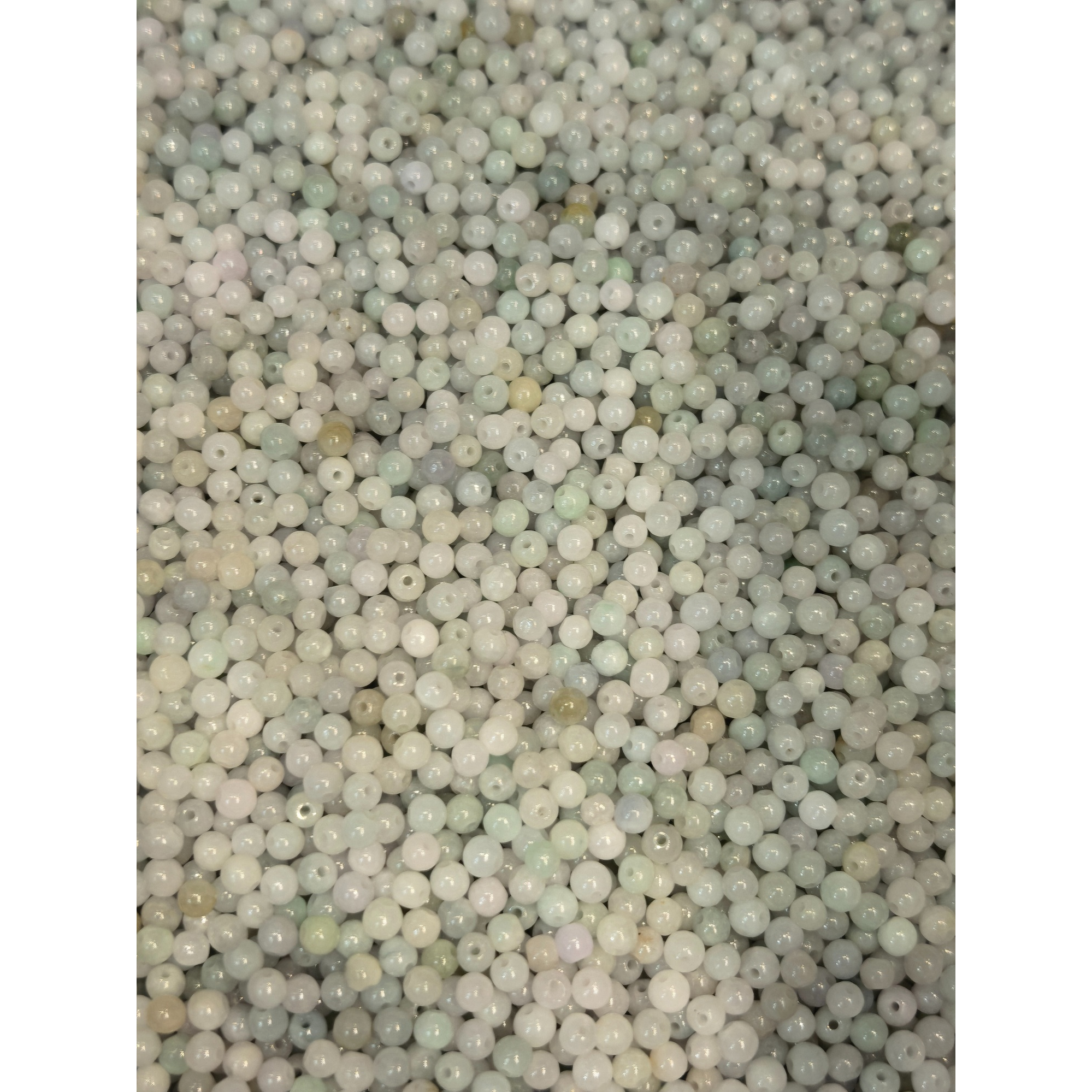 散珠串珠天然翡翠原珠DIY饰品配件1