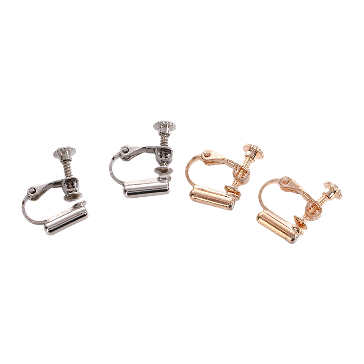 Invisible spiral ear studs, ear clips, converter, color-preserving metal painless ear studs, simple and niche design, ear clip accessories. 090329322 Item Picture