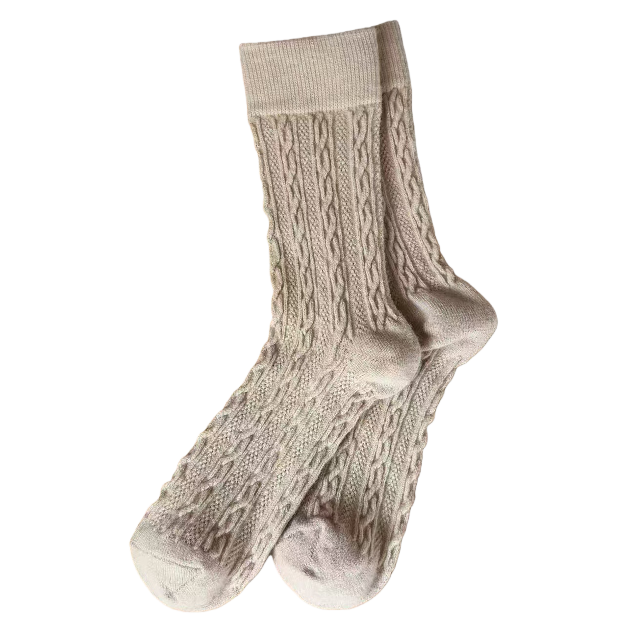 أما الجوارب البيج المحبوكة بالجوارب الأخرى فعادة ما تكون مريحة للرجال والنساء Item Picture