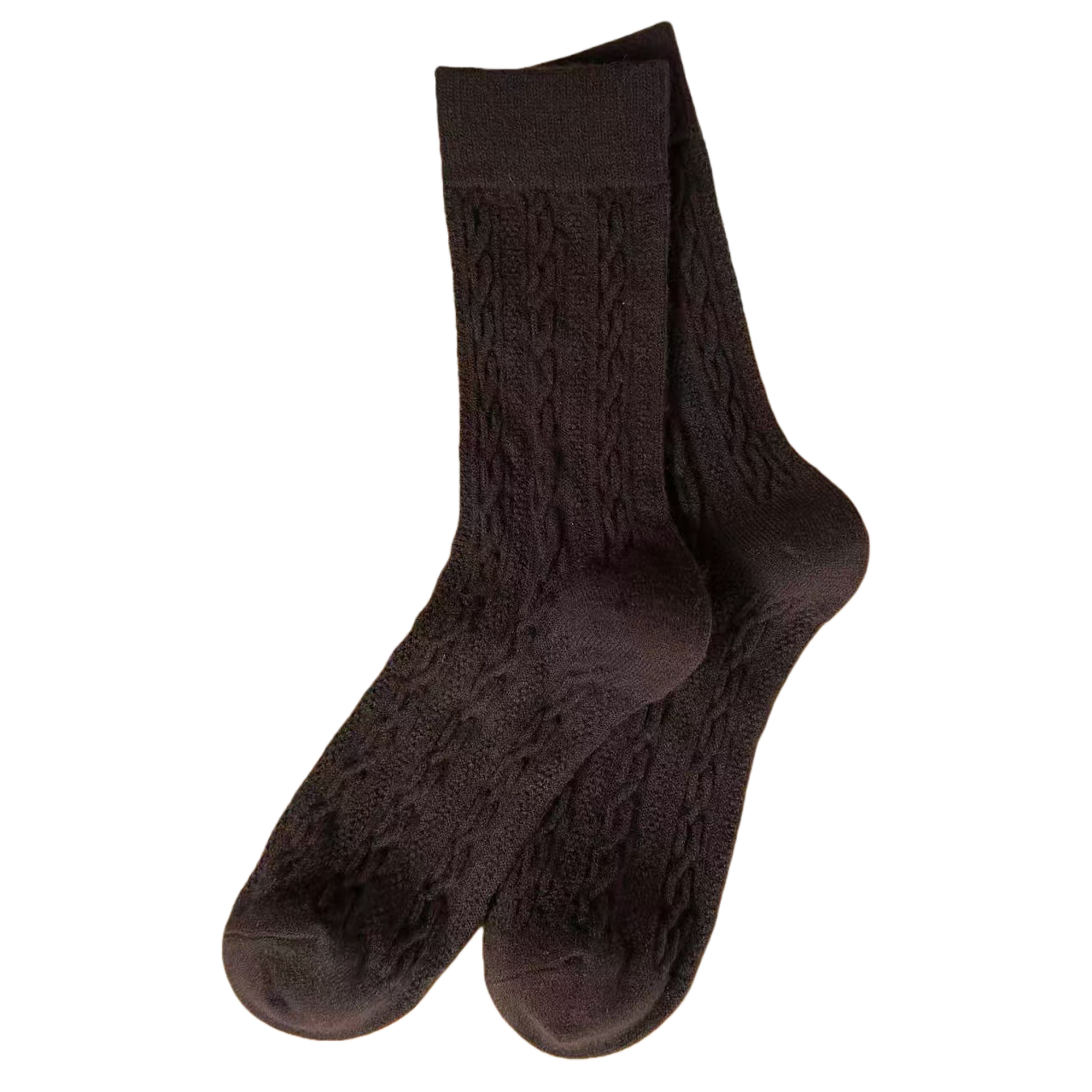 جوارب محبوكة بالبنية داكنة، جوارب أخرى دافئة للرجال والنساء Item Picture