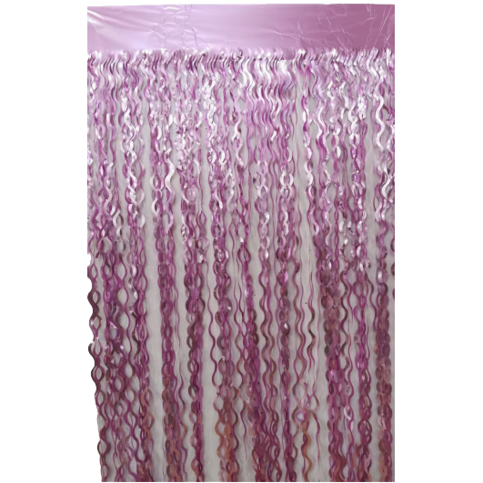 1X2M1.6 silk flat color curved knife door curtain Christmas scene decoration party decoration Item Picture