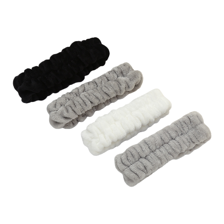 Plush large intestine hair band, hair accessory, square scarf cover decoration Item Picture