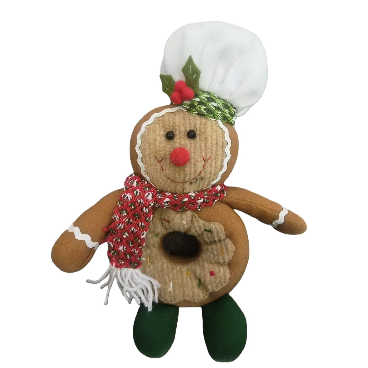 Christmas gingerbread man doll doll, festive decorative plush toy Item Picture