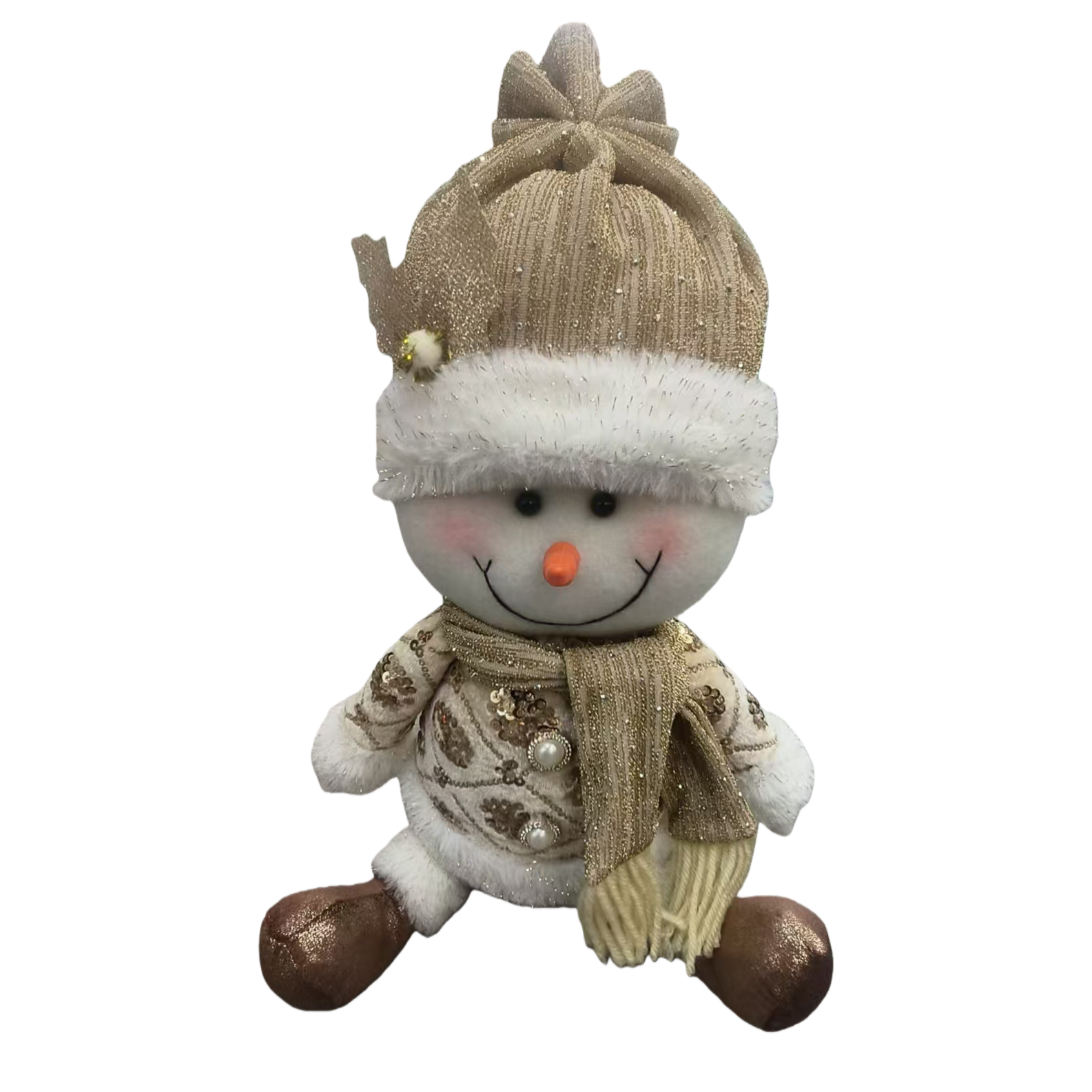 Christmas snowman doll figurine, Christmas gift souvenir, Christmas decorative doll Item Picture