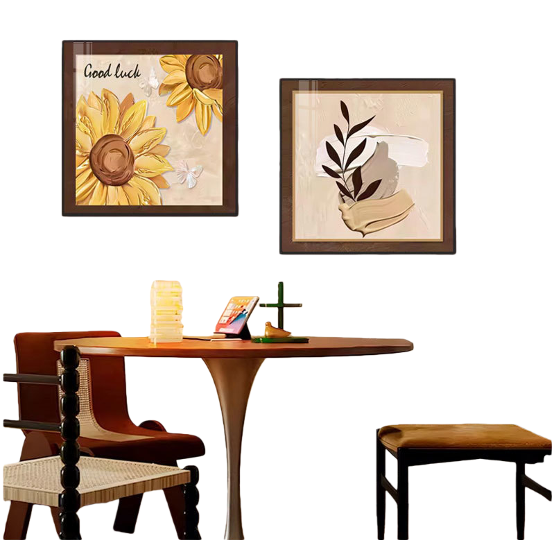 New Chinese-style living room decorative paintings, red sofa background wall paintings for the New Year, and paintings for the entrance hall of a new house Item Picture