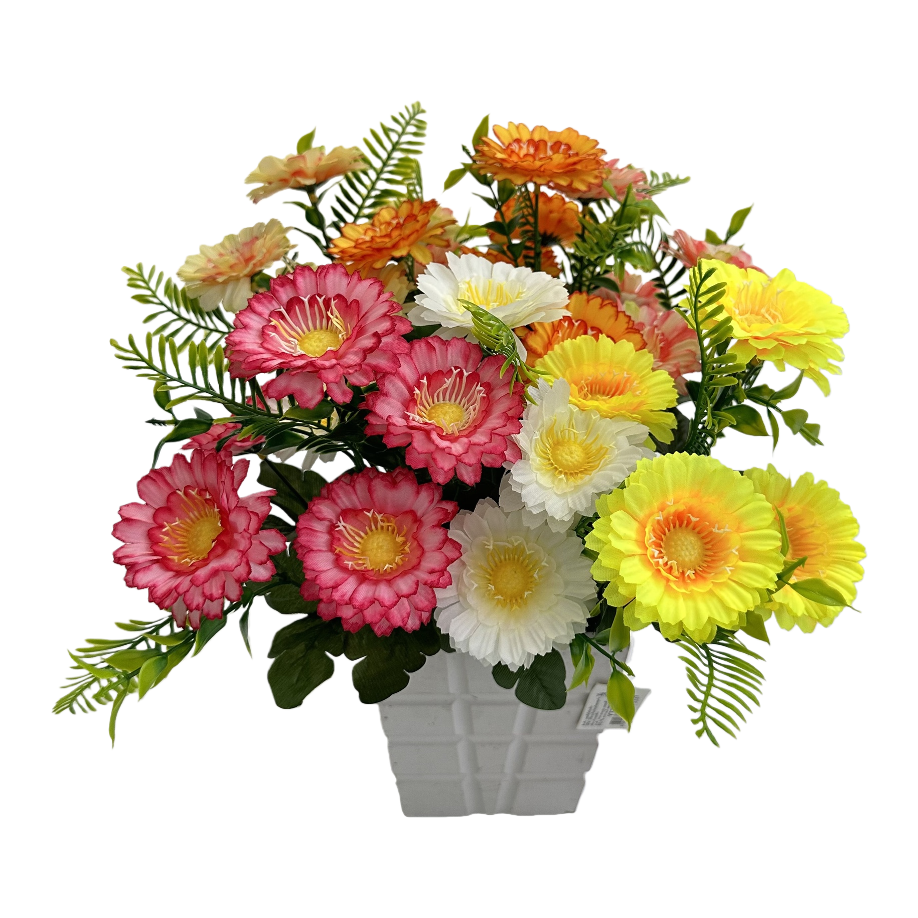 Monet's Garden features artificial plastic flowers, man-made flowers and handcrafted flowers Item Picture