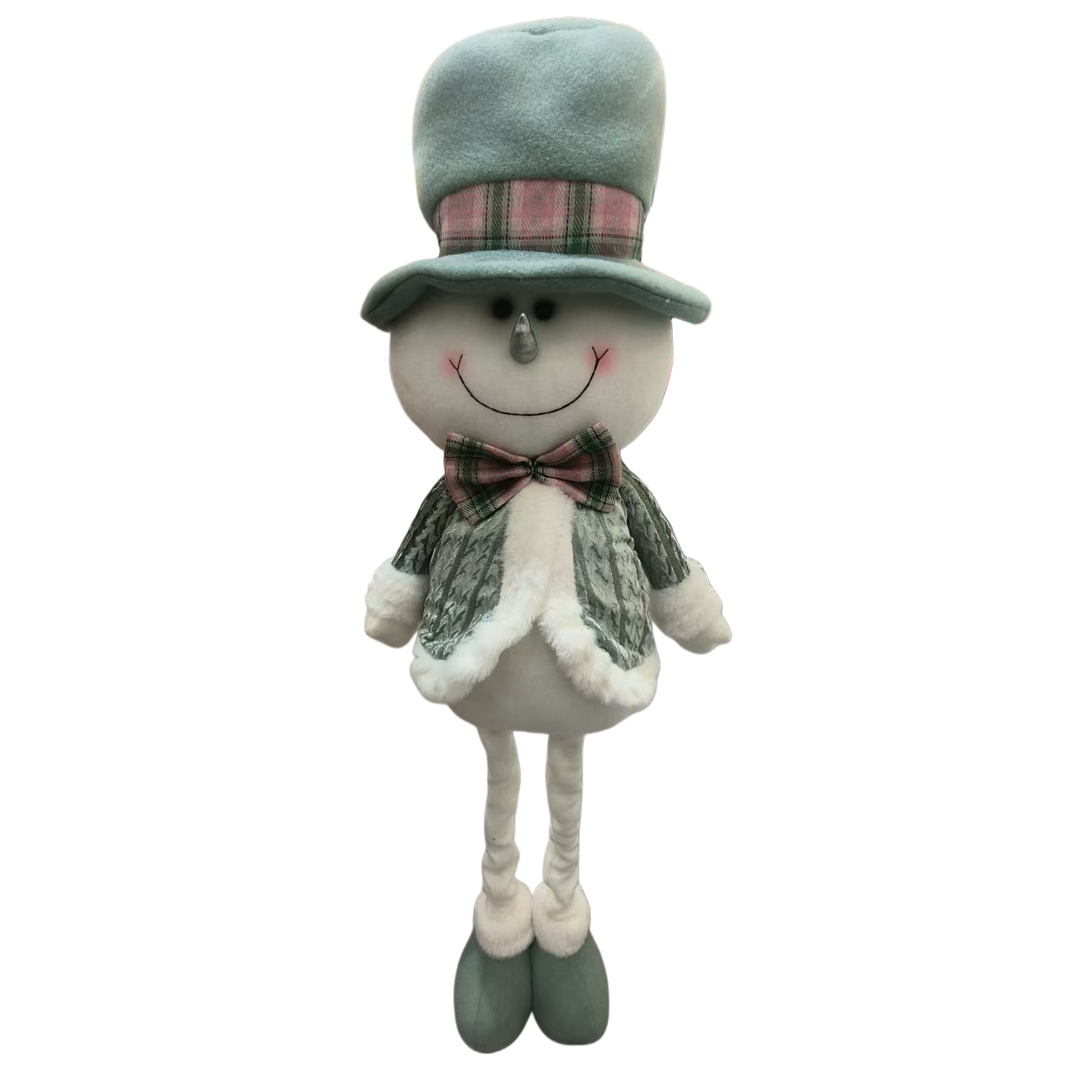 Christmas snowman figurine, extendable standing doll, Christmas decoration Item Picture