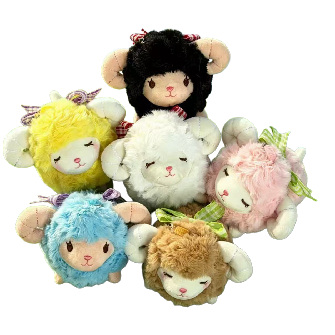 دمية خروف صغيرة محشوة بدمية خمير صغيرة في هدية عيد ميلاد Item Picture
