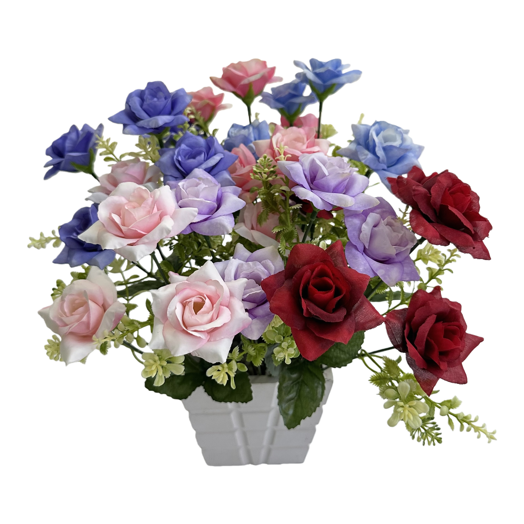 Artificial rose color bouquets, special rose petal pieces for meeting in person, Flowers Item Picture