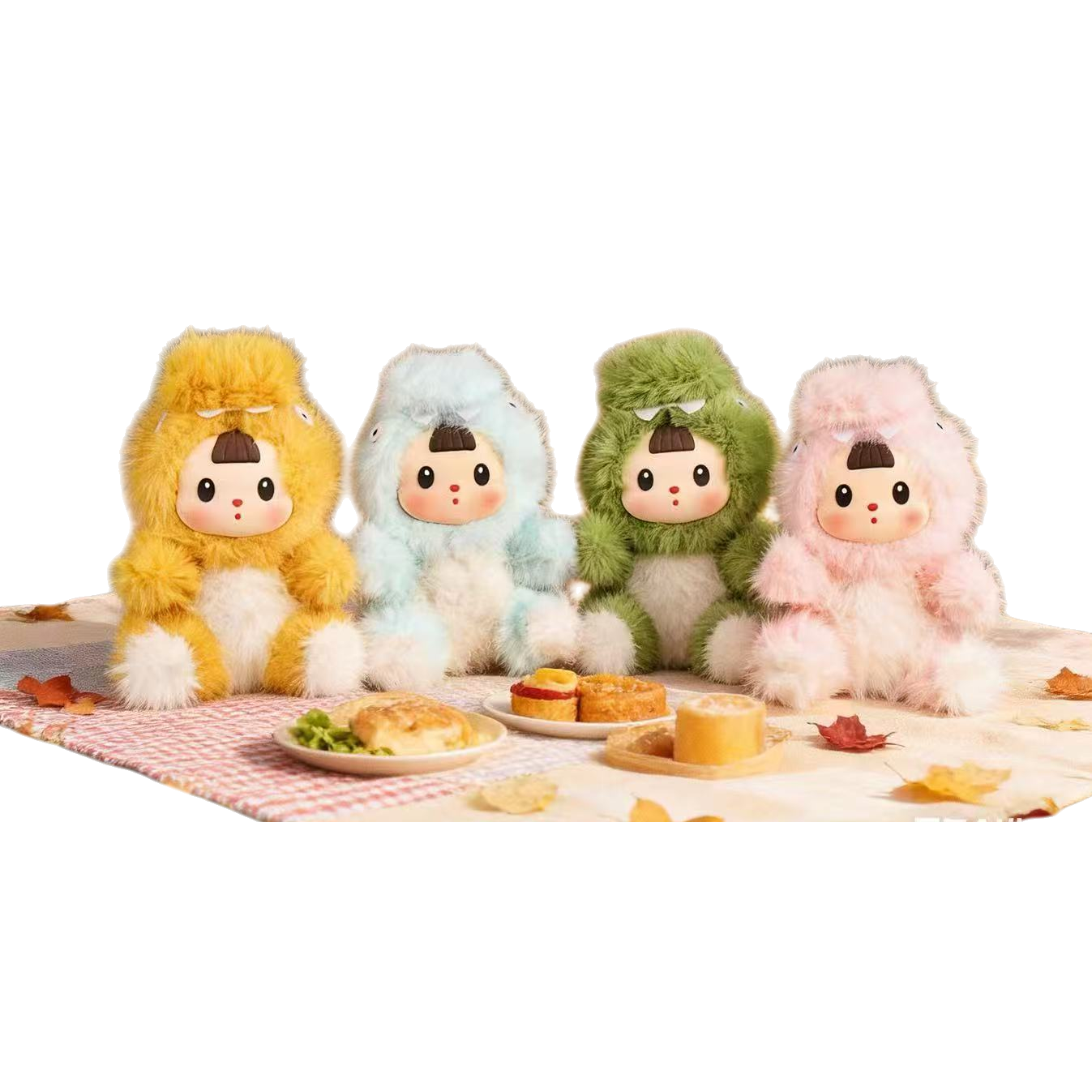 Vinyl doll dinosaur pendants, cute doll figurines, girls' gifts, best friend birthday presents, plush toys wholesale Item Picture