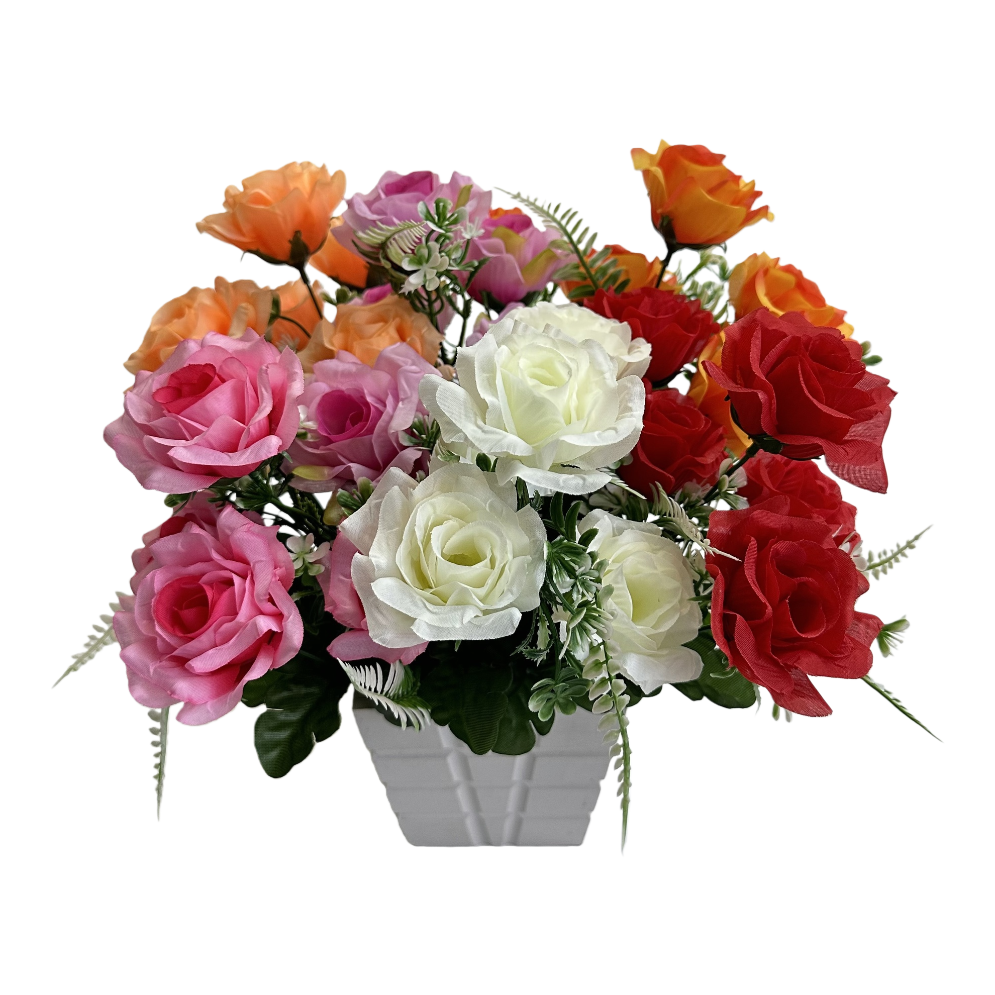 The simulated colorful rose bouquet with petal petals is a fresh flower to replace the "Flowers" simulated rose Item Picture