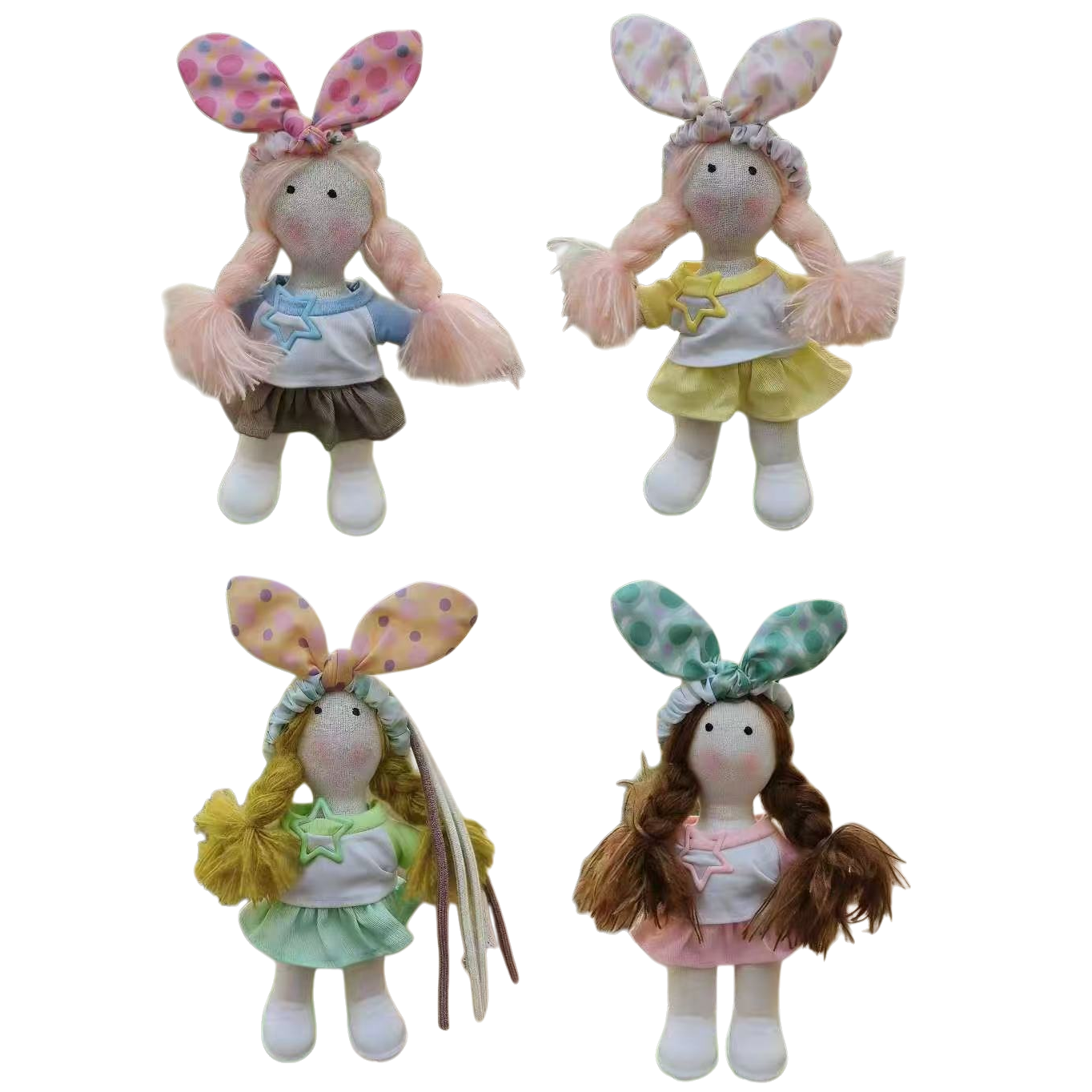 Spring new Korean version sweet and cute doll, doll girl, hair accessory, keychain, bag hanger Item Picture