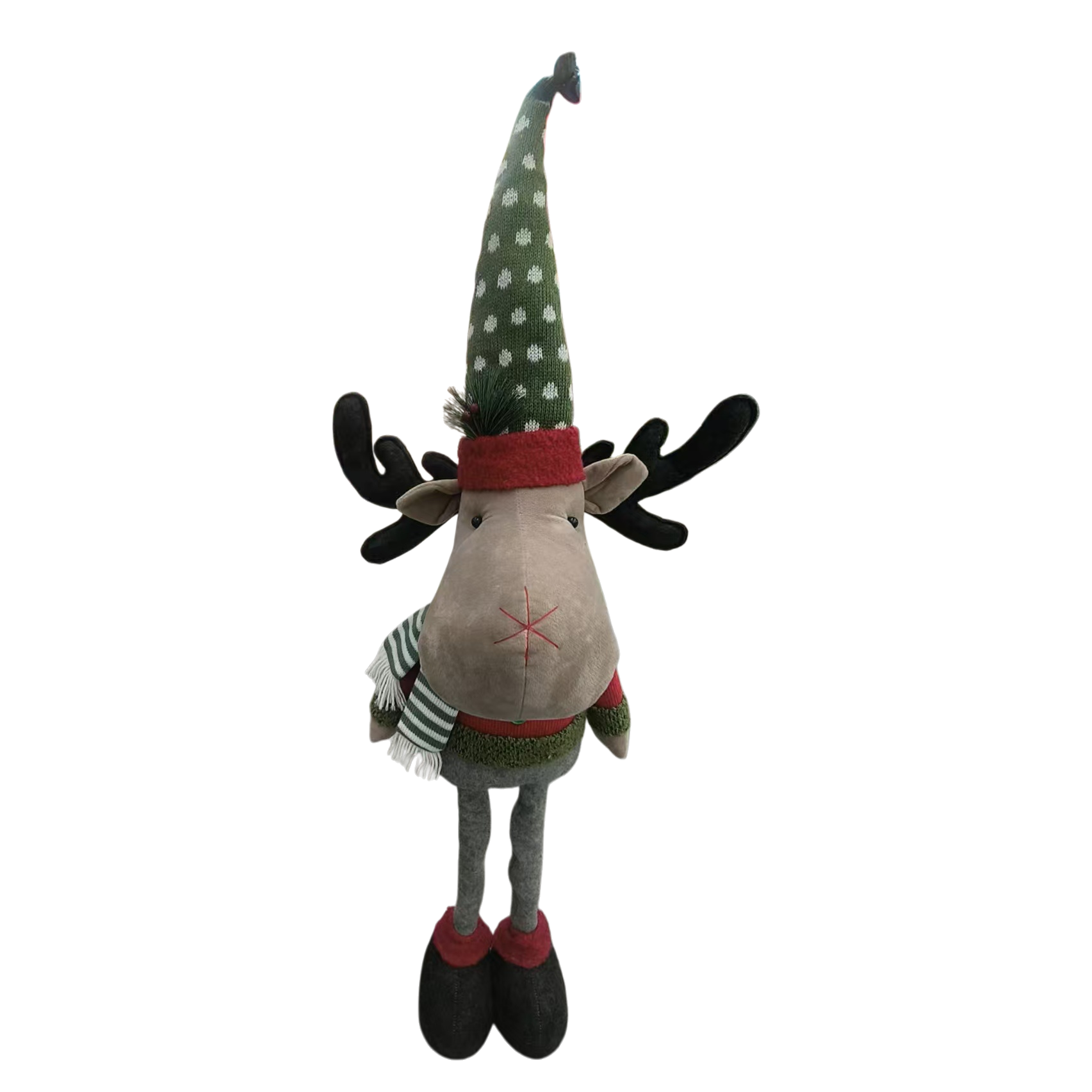 Christmas decorative dolls, plush toys, ornaments, standing postures, extendable Item Picture